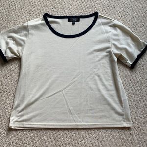 Topshop cropped t